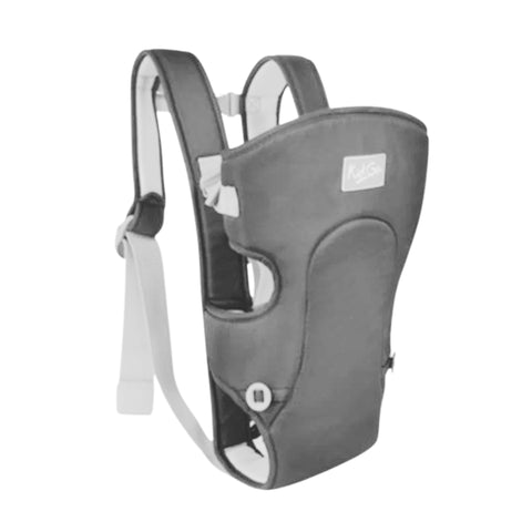 Cargador de bebé 3 en 1 Kidgo con tirantes ajustables color gris oscuro.
