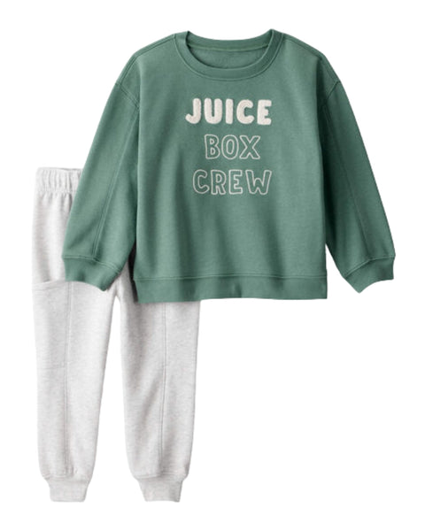 Conjunto Carters 2 piezas: sudadero y pantalón multicolor para niño