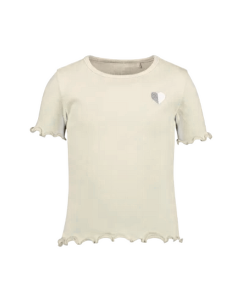 Blusa Blue Seven manga corta color blanco para niña