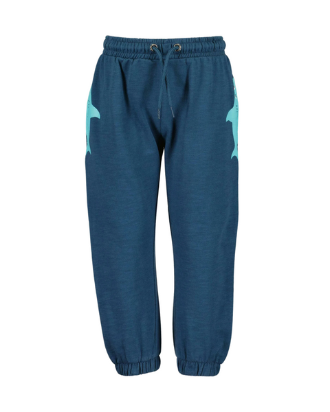 Jogger Blue Seven con diseño de tiburones color azul para niño