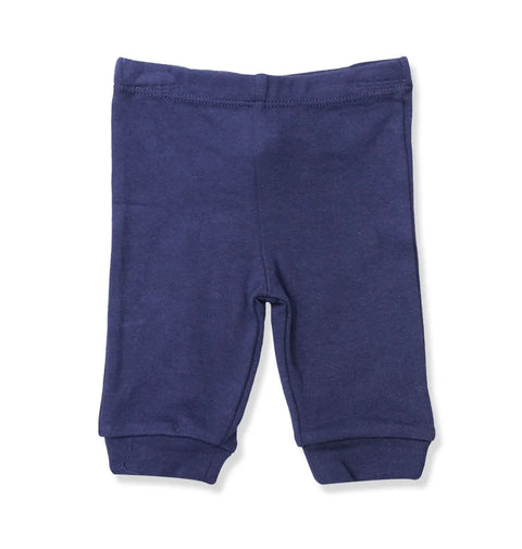 Conjunto Little Me 2 piezas body manga larga con capucha roja rayada y pantalón azul diseño de Zorro niño