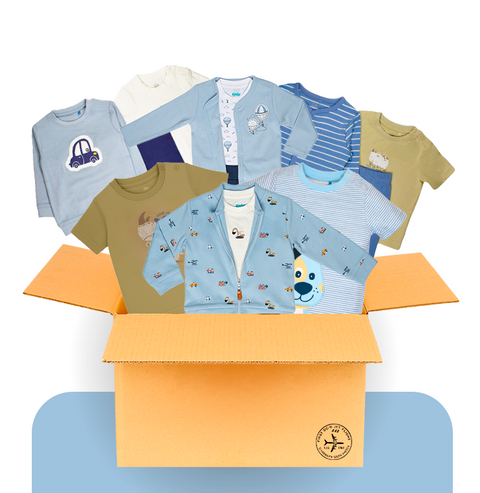 Caja de Ropa Little Boy: Confort, Calidad y Diversión
