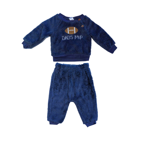 Conjunto Kyle & Deena jogger y sudadero azul niño