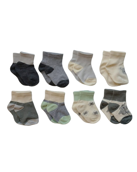 8PK calcetines Cbaby Gear multicolor para niño