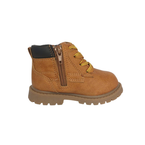 Botas altas Carters con cintas beige para niño