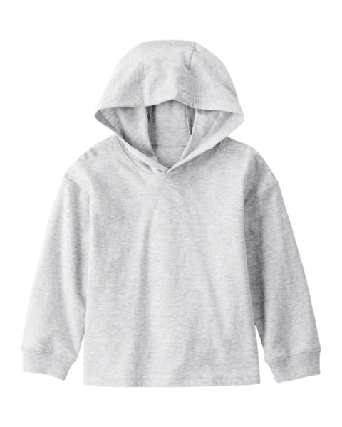 Camisa Carters gris de manga larga con capucha para niño. Ropa cómoda y versátil para pequeños.