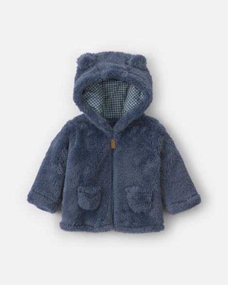 Cardigan Sherpa Carter's Poliéster azul para niño - Kinder Guatemala - Para abrigarme