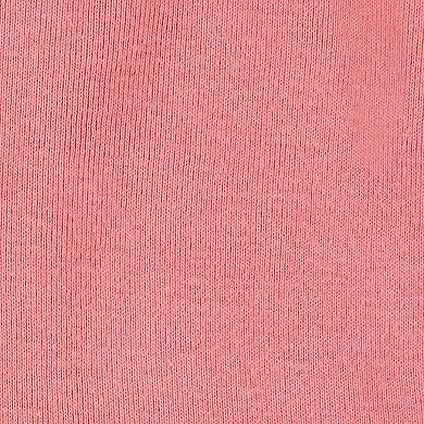 Textura de tejido suave del cárdigan rosa para bebé niña Carters