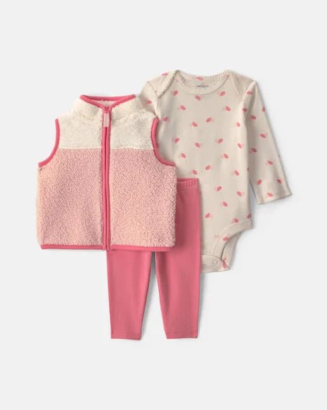 Conjunto chaleco bloques color Carter's para Niña - Kinder Guatemala - Conjuntos