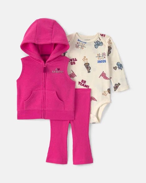 Conjunto de chaleco de 3 piezas Carter's - Kinder Guatemala - Conjuntos