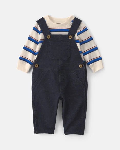 Conjunto Overol Rayas Mezclilla Carter's Niño - Kinder Guatemala - Conjuntos