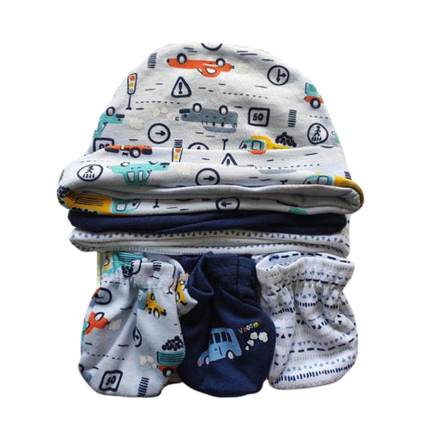 Set de gorros y guantes