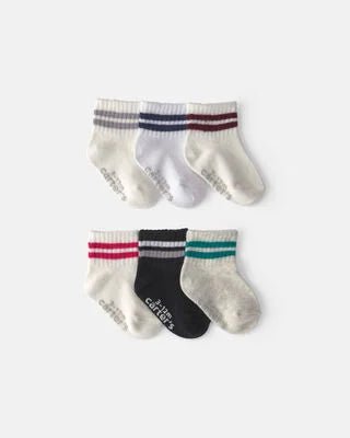 Paquete de 6 pares de calcetines tobilleros Carter's - Kinder Guatemala - Calcetas y Calcetines
