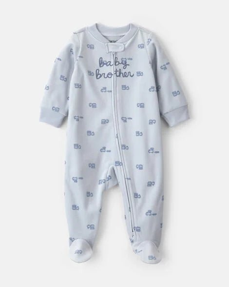 Pijama con Broches Baby Brother Carter's Poliéster azul para niño - Kinder Guatemala - Para dormir