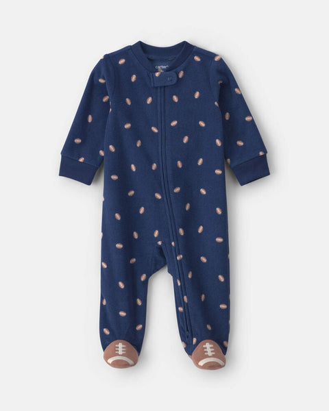 Pijama con Broches Fútbol Carter's Poliéster azul para niño - Kinder Guatemala - Para dormir