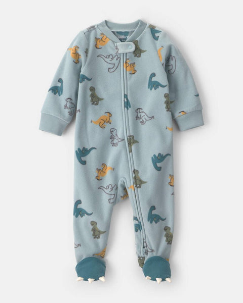 Pijama de dinosaurios Carter's con broches - Kinder Guatemala - Para dormir