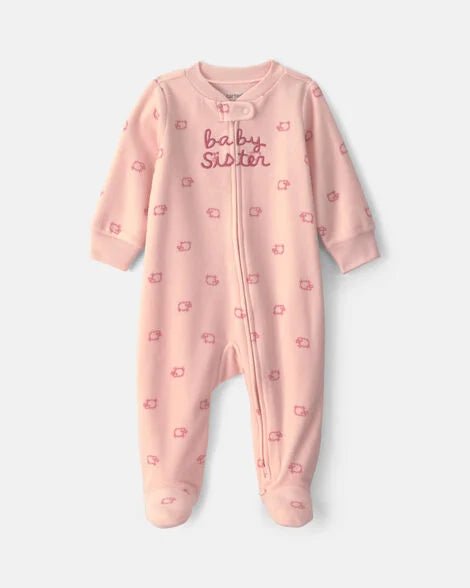 Pijama de microfleece Hermanita Bebé Carter's - Kinder Guatemala - Para dormir