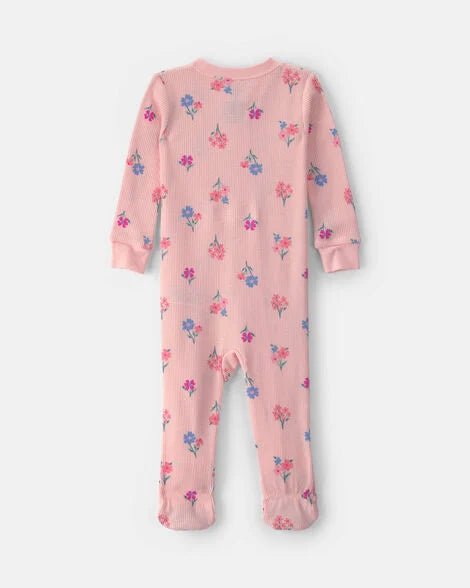 Pijama floral de algodón de una pieza Carter's - Kinder Guatemala - Para dormir