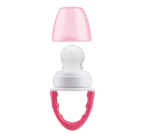 Dispensador de Silicón para Comer Fruta, Rosado, 1-pack