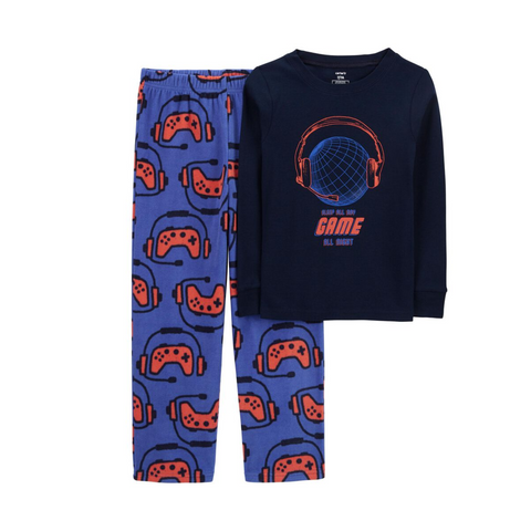 Carter´s Conjunto pijama playera manga larga y pantalón estampado