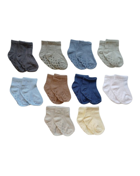 10PK calcetines Rabbitmoon multicolor para niño - Kinder Guatemala - 10 pack calcetines niño