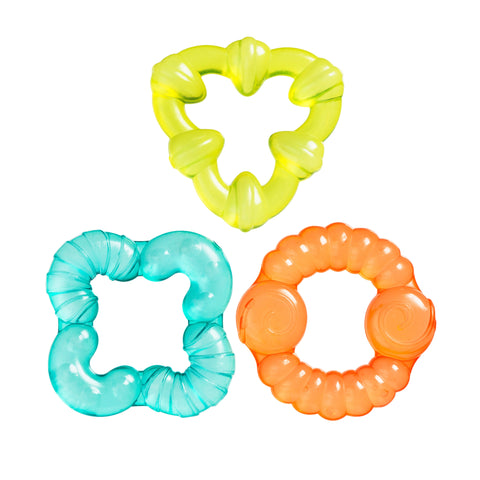 3 Pack Playgro mordedores de agua, multicolor.