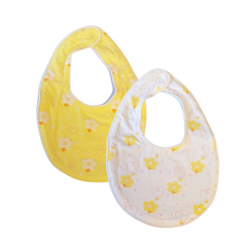 Babero Baby Bol 2 pack amarillo unisex