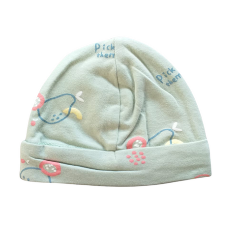 Gorro Babybol diseño de frutas verde niño