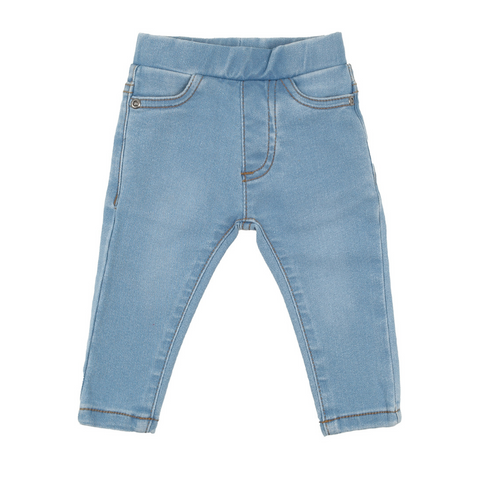 Pantalon de lona Babybol celeste niño