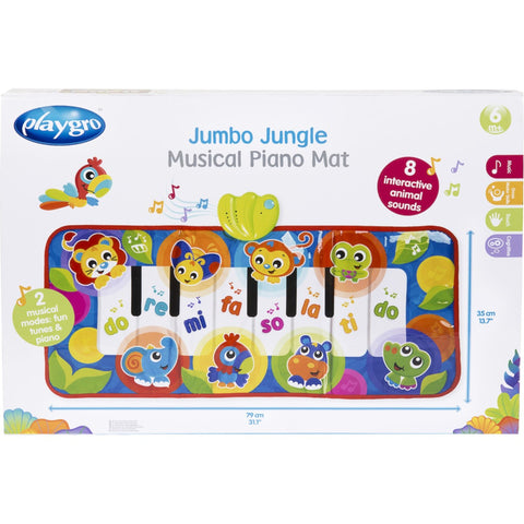 Piano musical de juguete Playgro, multicolor.