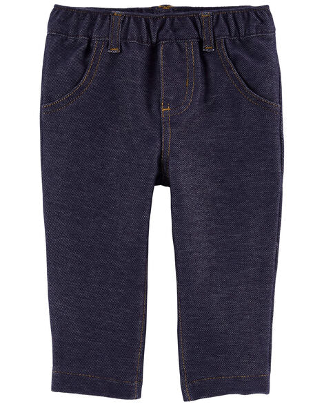 Pantalon de lona Carters stretch azul niña