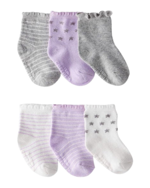 6 Pack de calcetas Carters multicolor para niña