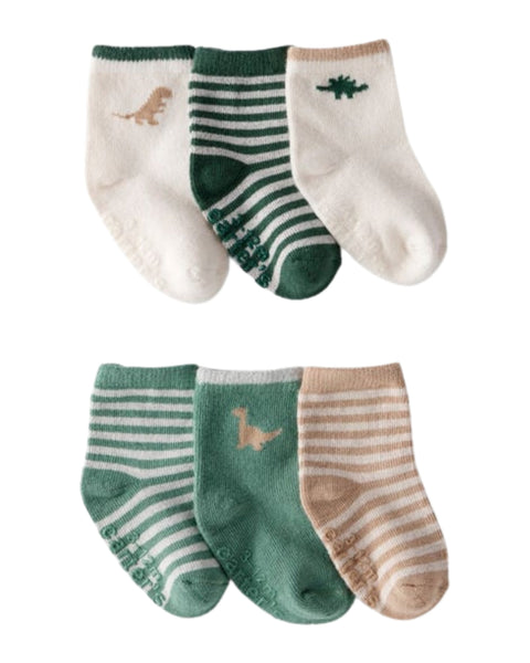 6 Pack de calcetines Carters multicolor para niño