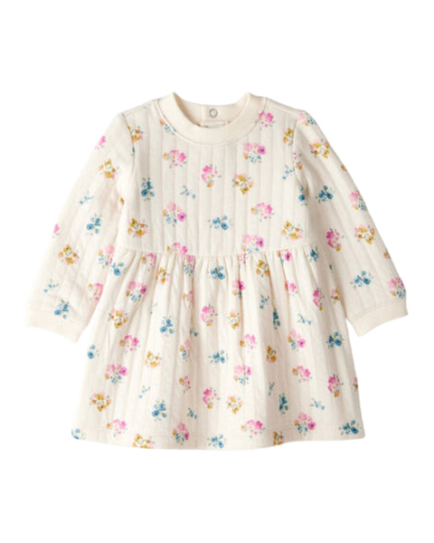 Vestido Carters manga larga de jersey estampado para niña