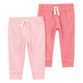 2 Pack pantalones Carters color rosado de algodón para niña - Kinder Guatemala - Pantalones