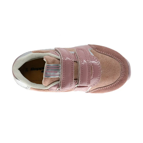 Zapato tenis Beppi con doble velcro rosado niña