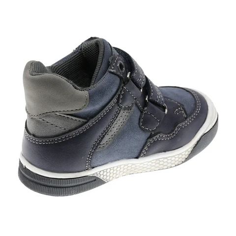 Zapato tenis Beppi con doble velcro azul marino niño