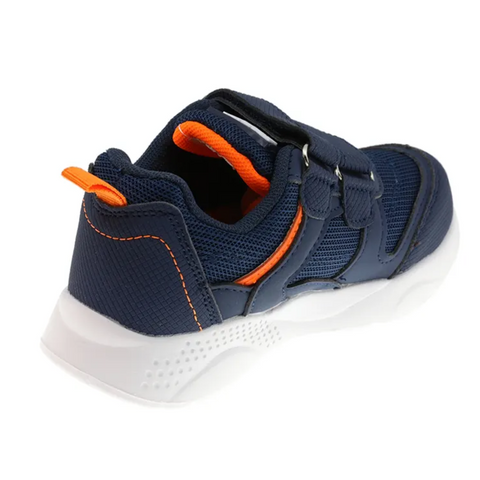 Zapato tenis Beppi con doble velcro azul marino niño