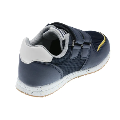 Zapato tenis Beppi con doble velcro azul marino niño