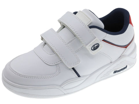 Zapato casual Beppi, en piel sintética y textil, con veLcro para calzar y ajustar fácilmente, suela de goma antideslizante.