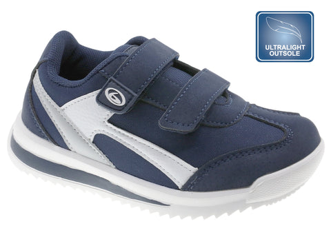 Zapato casual Beppi, de piel sintética y nailon. Cierre con velcro para calzarlo y ajustarlo fácilmente. Suela ultraligera