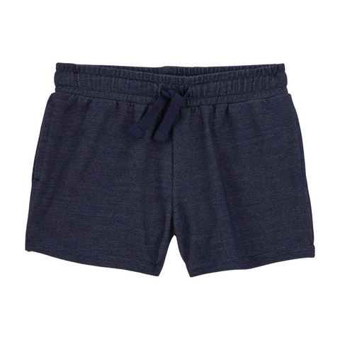 Short Carters con bolsas y pita en la cintura azul niña