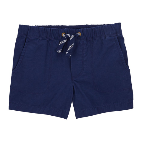 Short Carters Playwear con cintas azul para niño