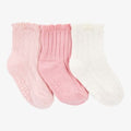 3 Pack de calcetas multicolor para niña - Kinder Guatemala - calcetas 3 pack nilña