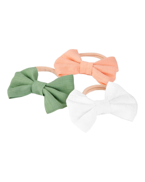 3 Pack Pañuelos Carters para la cabeza multicolor para niña - Kinder Guatemala - Accesorios