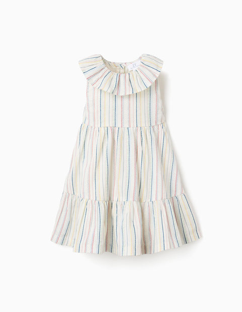 SS DRESS STRIPES, BLANCO, 5/6