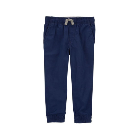 Pantalón Carter's con pita en la cintura azul unisex