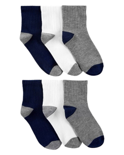 6 Pack de calcetines Carters multicolor para niño