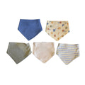 5PK de baberos Chick Pea estilo bandana multicolor para niño - Kinder Guatemala - Babero bandana niño