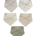 5PK de baberos Kyle & Deena estilo bandana multicolor para niño - Kinder Guatemala - Babero bandana niño